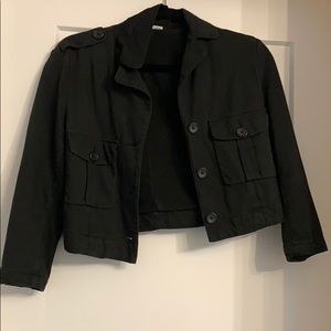 James Perse Cropped Utility Jacket